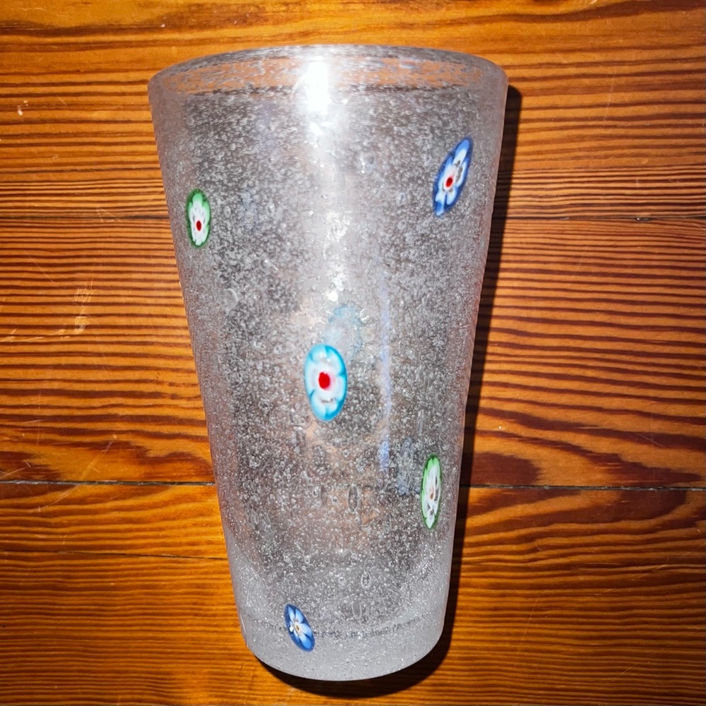 CRATE&BARREL Millefiori Glass